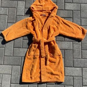 Cotton terry cloth robe for kids